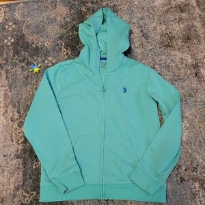 U.S. Polo Assn. Kids' Teal Hoodie Size 14-16